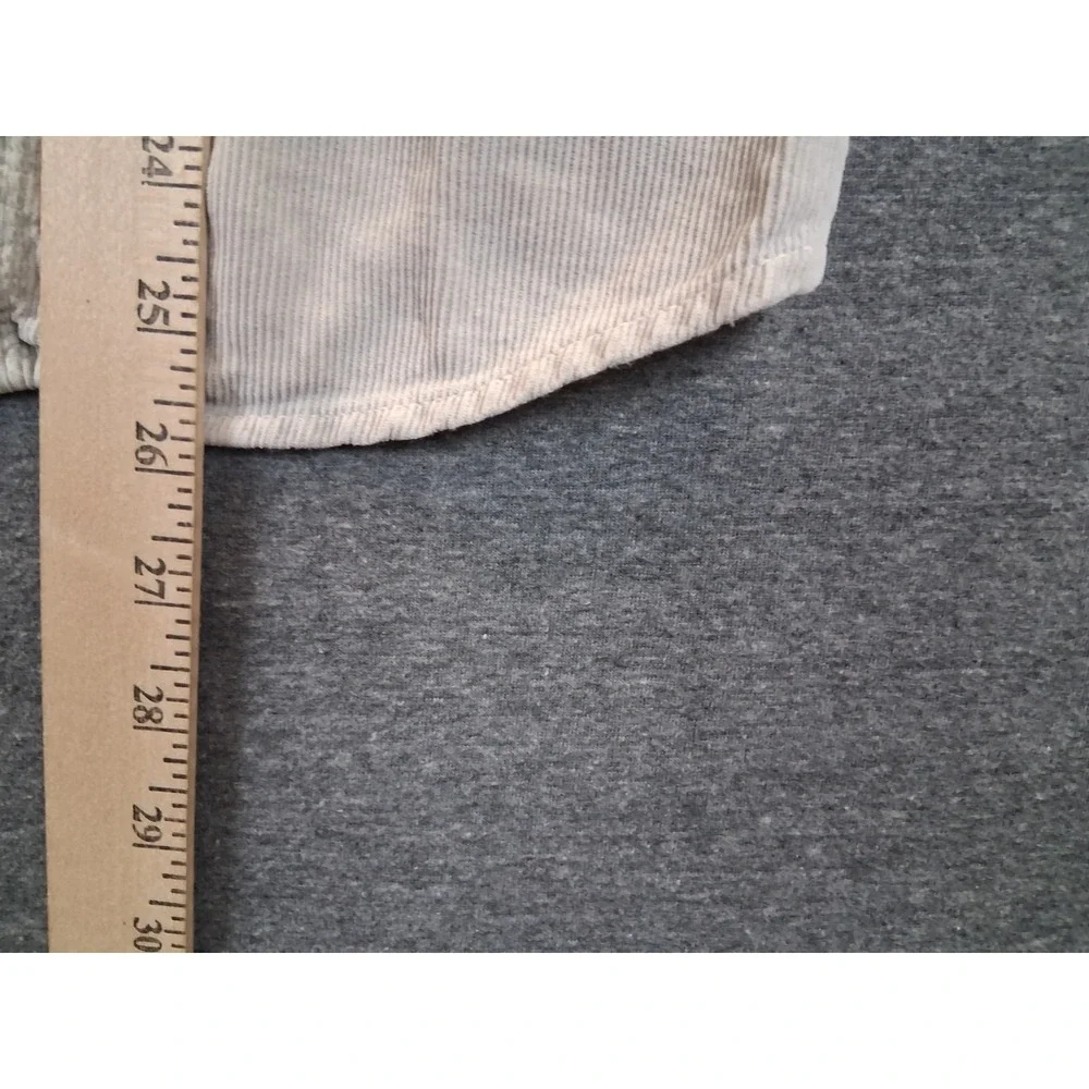 Gramicci Womens Shirt‎ XL Beige Corduroy Button Up VTG USA Made Original Freedom